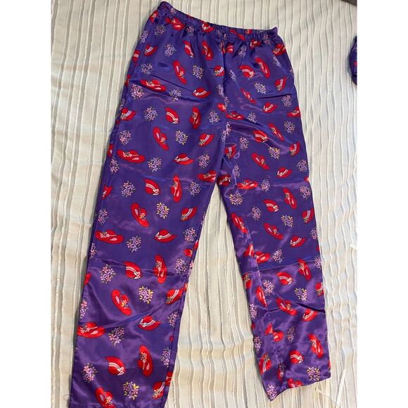 Vintage Satin Weave Pajama Set Size Medium - Picture 2 of 6